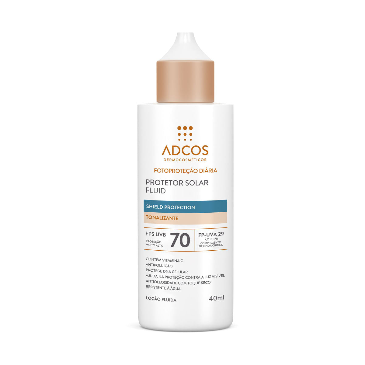 Protetor Solar Fluid  FPS 70 - Shield Protection