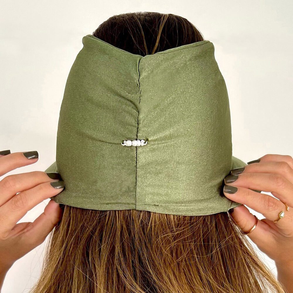 Viseira com Proteção UV 50+ Verde Militar